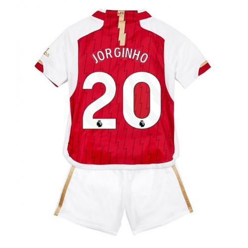 Maillot de foot Arsenal Jorginho Frello #20 Domicile enfant 2023-24 Manches Courte (+ pantalon court)